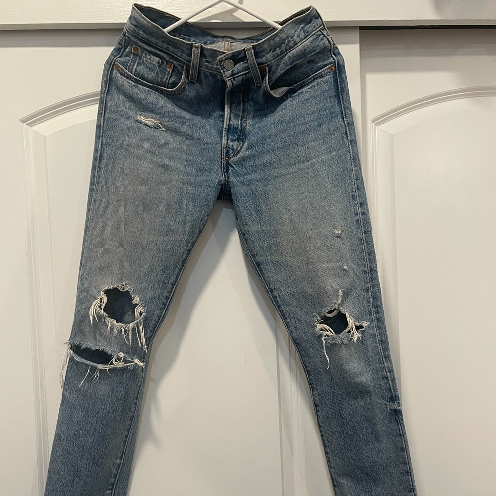 501 Skinny Levis Jeans